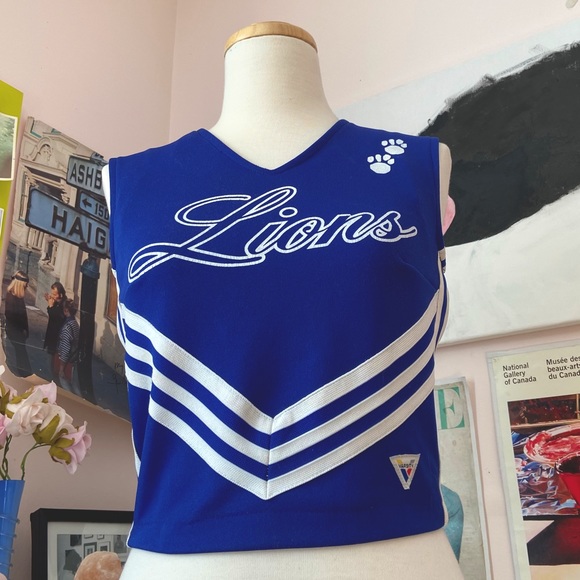 Vintage Tops - Lions Cheerleading Uniform Top